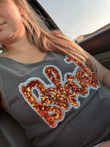 BOBCATS Sequin Tee