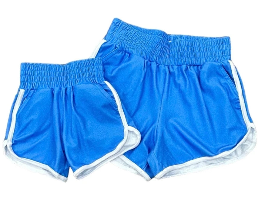 French Blue Track Shorts