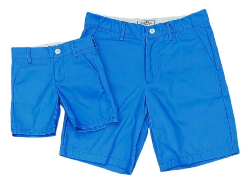 French Blue Golf Shorts