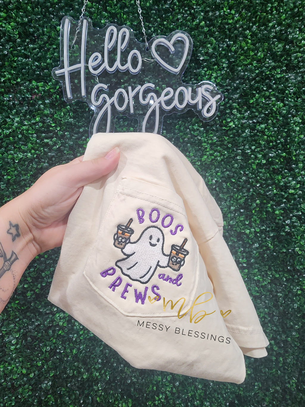 Boos & Brews pocket tee