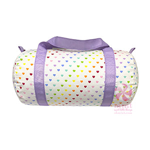 Rainbow Hearts Duffel