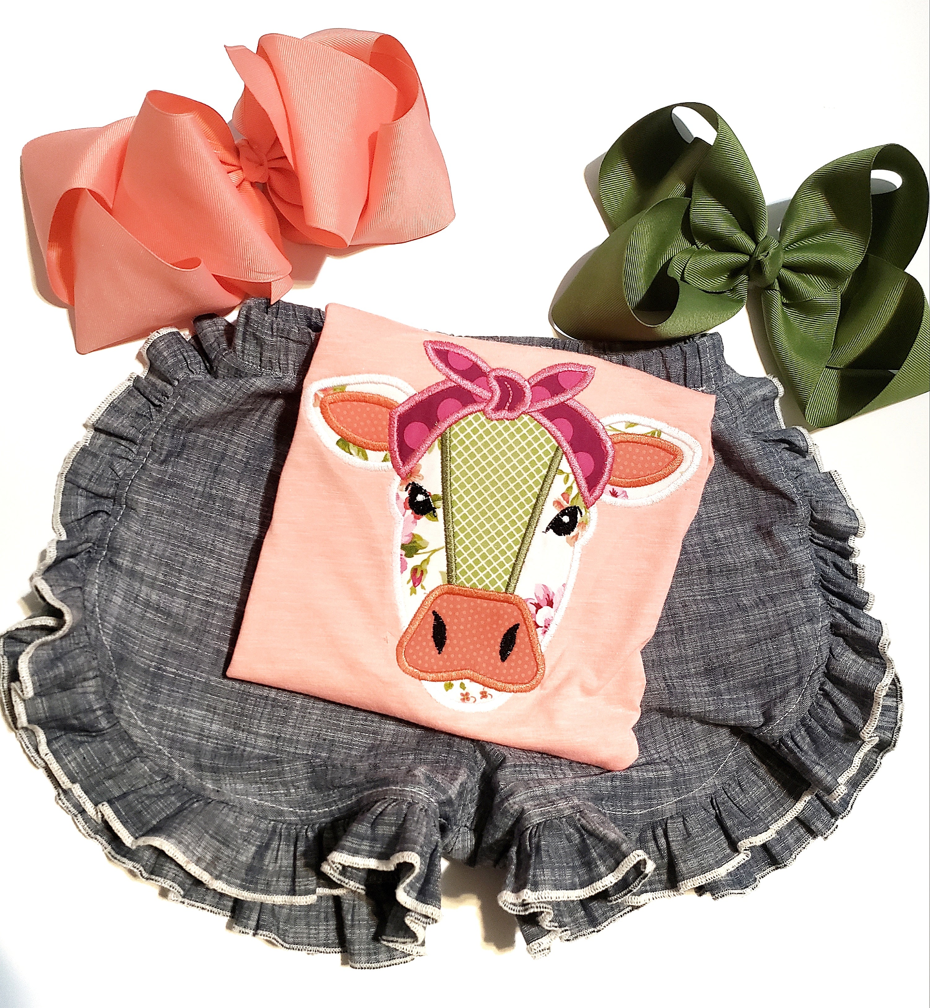 Flower Heffer with Headband