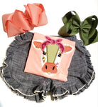 Flower Heffer with Headband