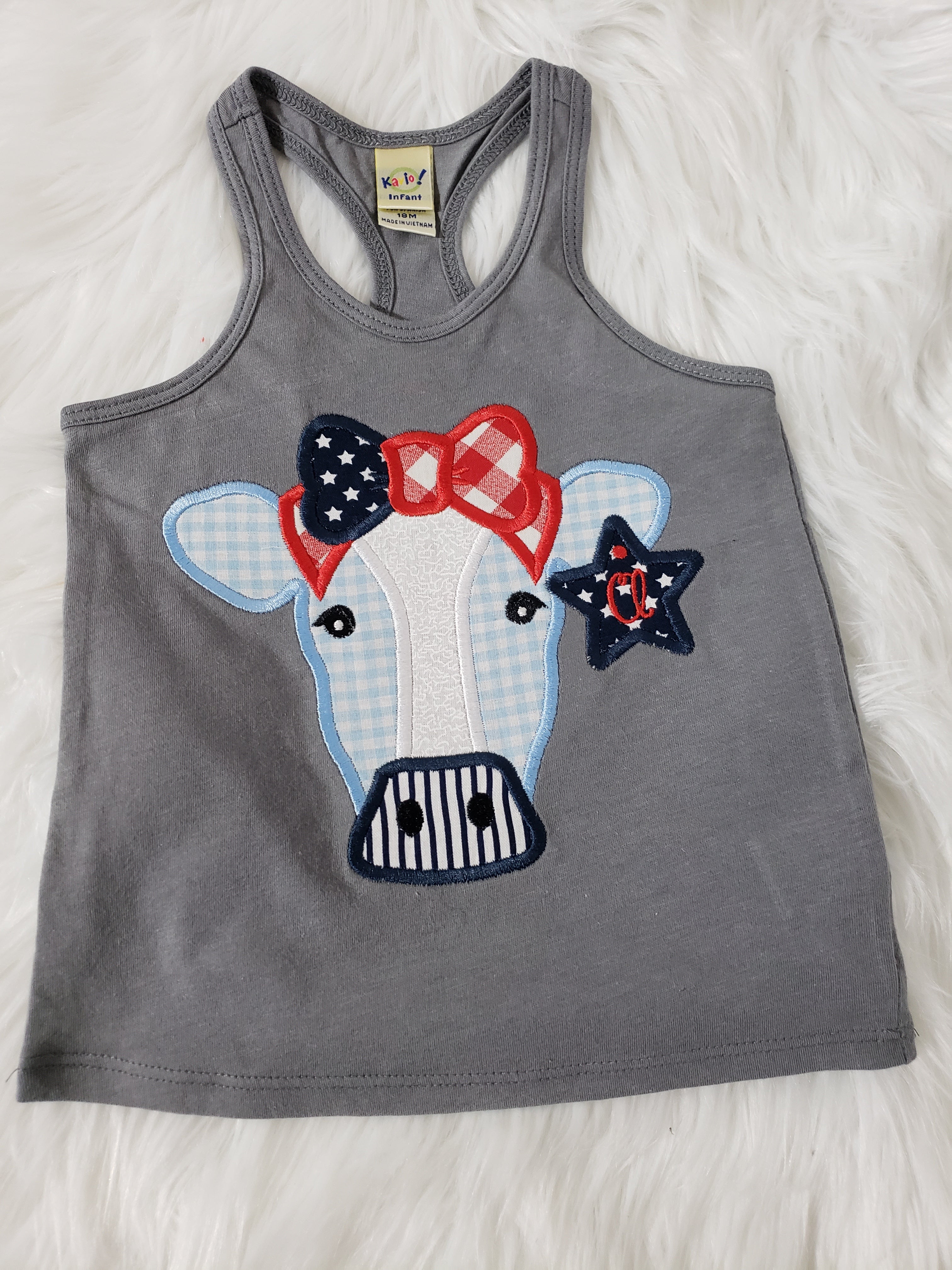 Patriotic Cow- Girl