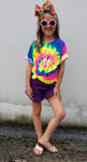 NEON tie dye tee