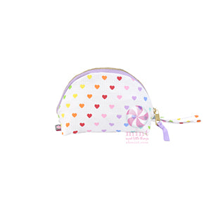 Rainbow Hearts Taco Bag