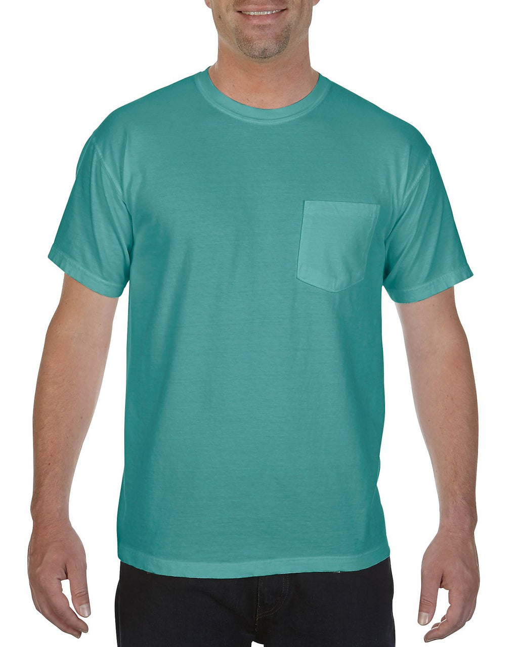 Seafoam Short Sleeve Pocket tee