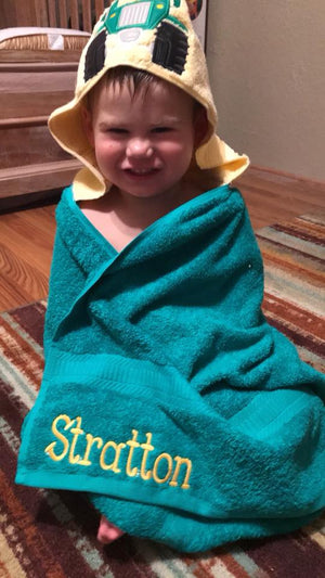 Hooded towel-