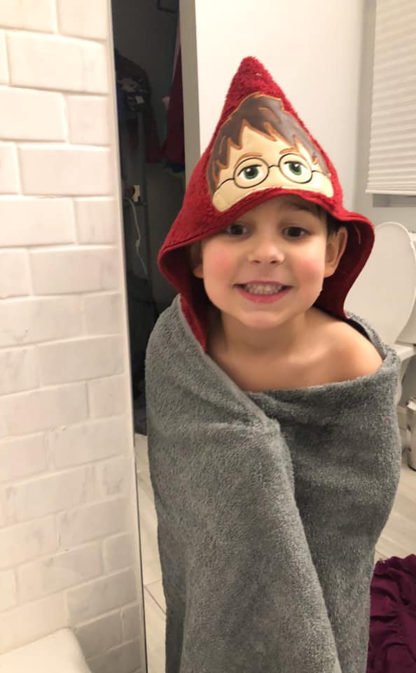 "Wizard Boy" Hooded Towel