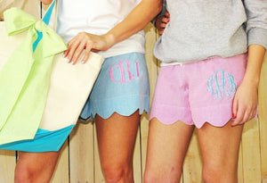 Ladies Scallops Lounge shorts