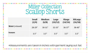 Ladies Scallops Lounge shorts