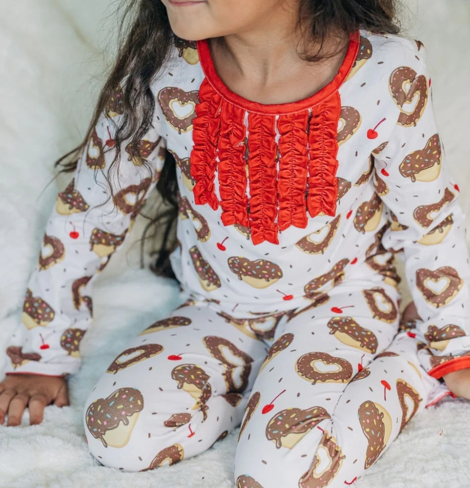 Heart Donuts Pajamas