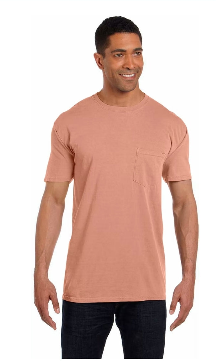 Terracotta Short Sleeve Pocket tee