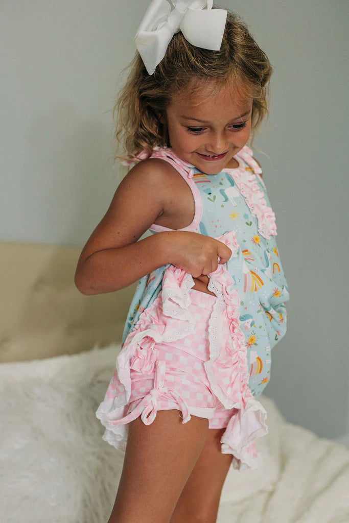 Unicorn Gown with bloomers!