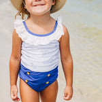 Retro Nautical Swimsuit